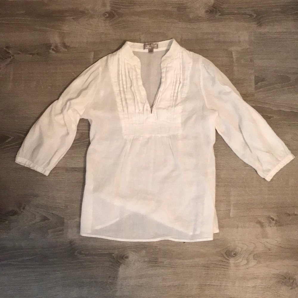 A casual white blouse